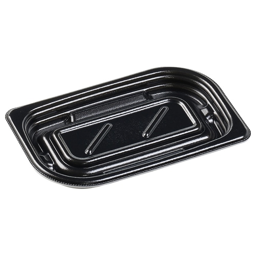 エフピコ 惣菜容器 MFPわかば 本体 18-11 黒 50枚/袋(ご注文単位21袋)【直送品】