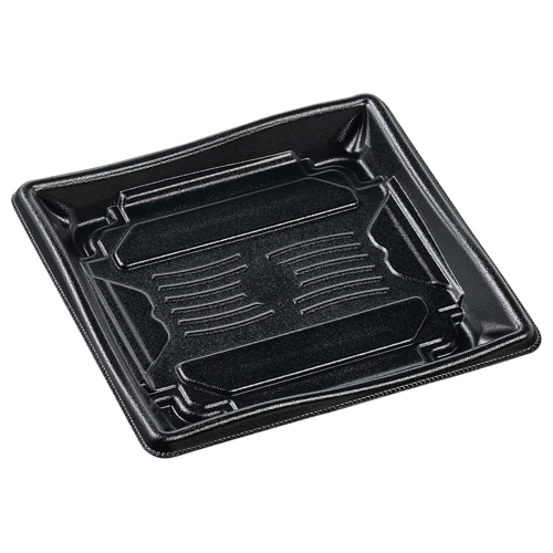 エフピコ 惣菜容器 MFP彩風 本体 19-19 黒 50枚/袋(ご注文単位16袋)【直送品】