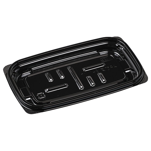 エフピコ 惣菜容器 AP惣菜 本体 18-11(17)V 黒 50枚/袋(ご注文単位24袋)【直送品】