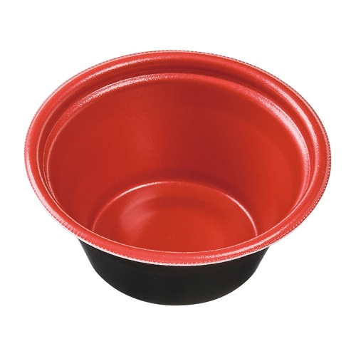 エフピコ カップ容器 MFPホットカップ 本体 145(63) M赤黒 50枚/袋(ご注文単位20袋)【直送品】