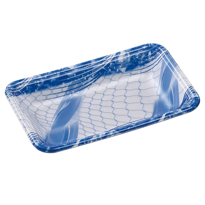 エフピコ 発泡トレー容器 FLB-A12-30 海氷青 100枚/袋（ご注文単位21袋）【直送品】