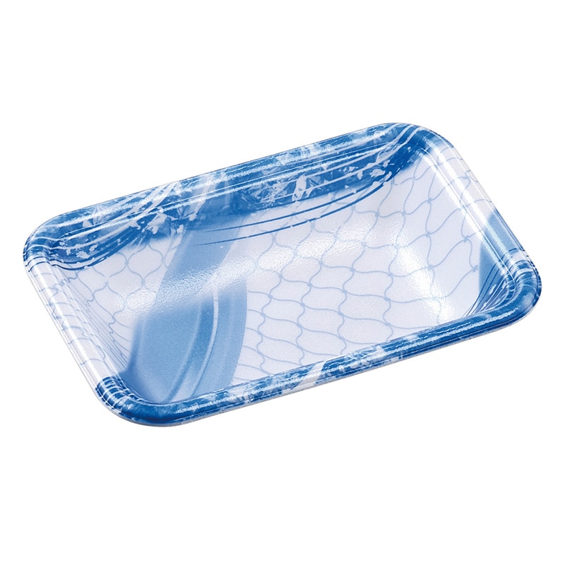 エフピコ 発泡トレー容器 FLB-V10-30 海氷青 100枚/袋（ご注文単位32袋）【直送品】