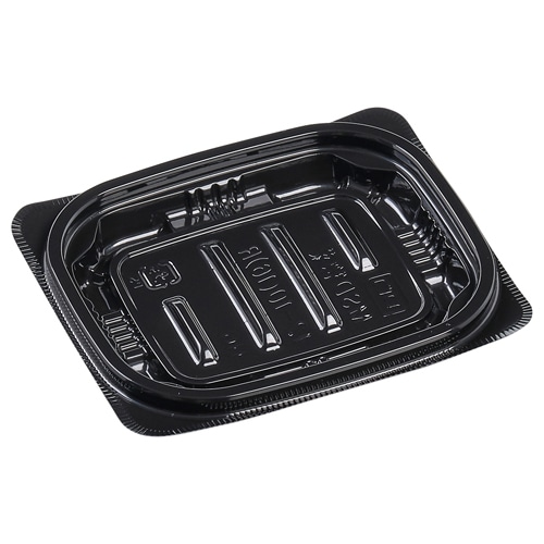 エフピコ 惣菜容器 MSD惣菜R 本体 12-10(16)R 黒 50枚/袋(ご注文単位36袋)【直送品】