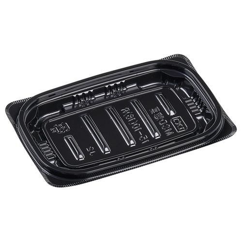 エフピコ 惣菜容器 MSD惣菜R 本体 15-10(16)R 黒 50枚/袋(ご注文単位32袋)【直送品】