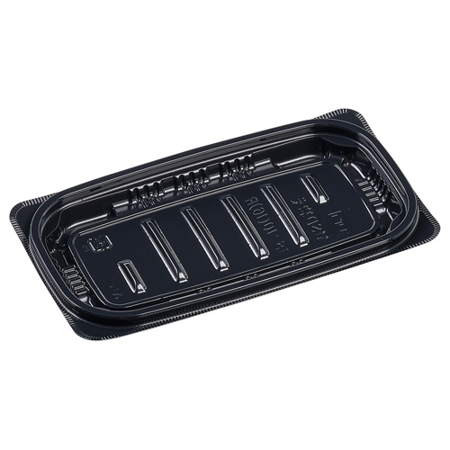 エフピコ 惣菜容器 MSD惣菜R 本体 18-10(16)R 黒 50枚/袋(ご注文単位24袋)【直送品】