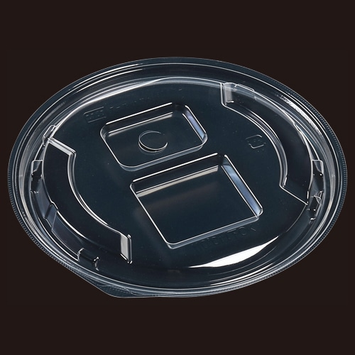 エフピコ 麺容器 ホット麺 内嵌合蓋 C字穴 薬味 T-ホット麺18小 PP L 50枚/袋(ご注文単位12袋)【直送品】