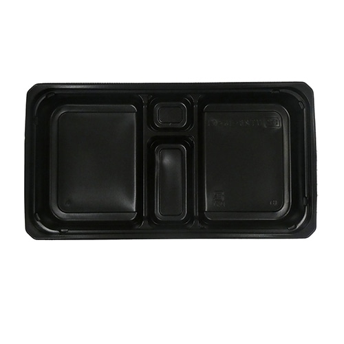 エフピコ 弁当容器　内装（中皿） UT28-15-N1 黒 50枚/袋（ご注文単位12袋）【直送品】