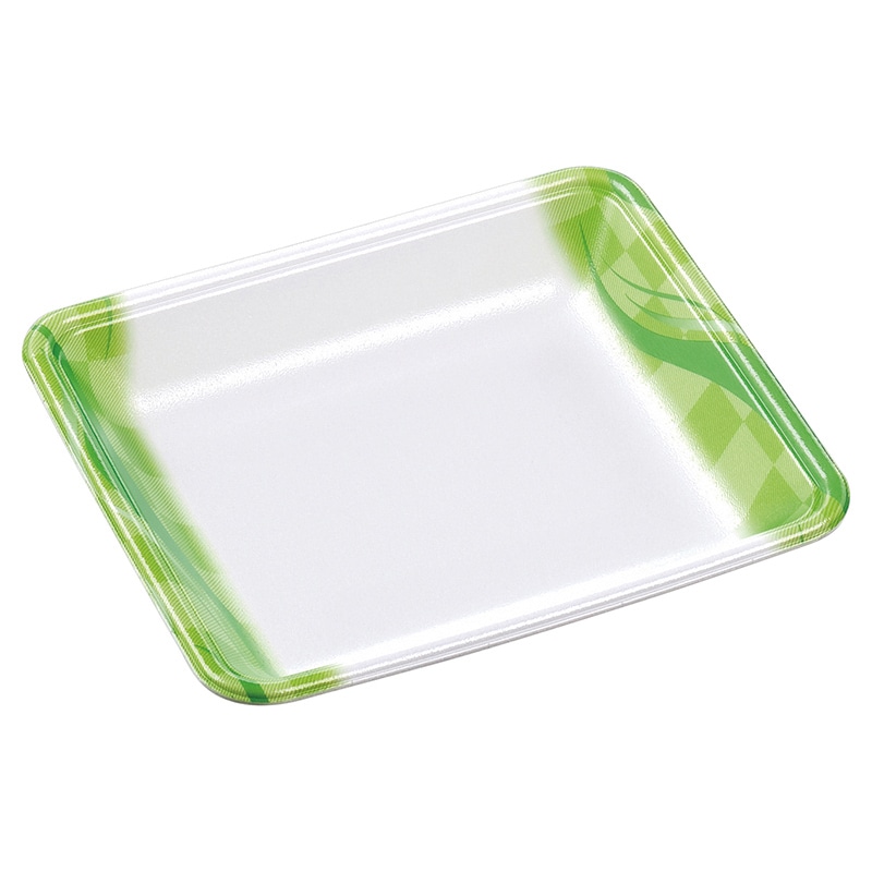 エフピコ 発泡トレー容器 FLB-A17-30 涼香緑 100枚/袋（ご注文単位15袋）【直送品】