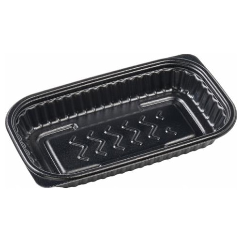 エフピコ 惣菜容器　MFPコンテナ　本体 33-20（52） 黒W 30枚/袋（ご注文単位8袋）【直送品】