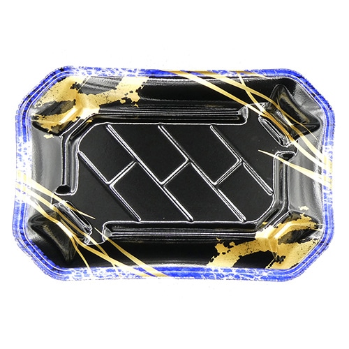 エフピコ 寿司容器　美彩　本体 2-4 しずく岩青 50枚/袋（ご注文単位18袋）【直送品】