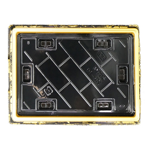 エフピコ 寿司容器　祝賀桶　本体 25-19　15貫 晴れ扇 50枚/袋（ご注文単位4袋）【直送品】