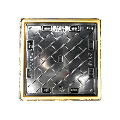 エフピコ 寿司容器 祝賀桶 本体 29-29 30貫 晴れ扇 10枚/袋(ご注文単位16袋)【直送品】