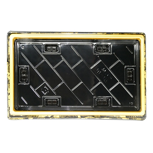 エフピコ 寿司容器 祝賀桶 本体 30-19 18貫 晴れ扇 10枚/袋(ご注文単位24袋)【直送品】