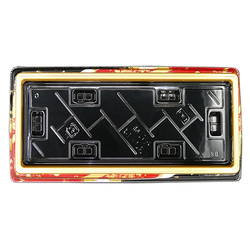 エフピコ 寿司容器　祝賀桶　本体 30-14　12貫 おとぎ赤 50枚/袋（ご注文単位8袋）【直送品】