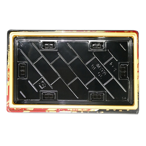 エフピコ 寿司容器 祝賀桶 本体 30-19 18貫 おとぎ赤 10枚/袋(ご注文単位24袋)【直送品】