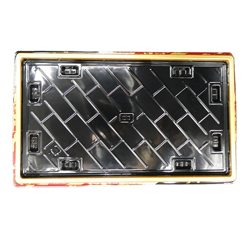 エフピコ 寿司容器　祝賀桶　本体 38-24　36貫 おとぎ赤 10枚/袋（ご注文単位10袋）【直送品】