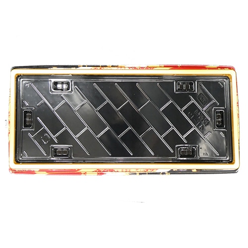 エフピコ 寿司容器　祝賀桶　本体 41-19　30貫 おとぎ赤 10枚/袋（ご注文単位10袋）【直送品】