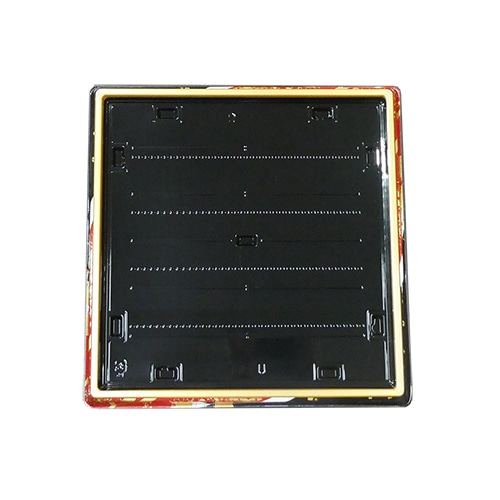 エフピコ 寿司容器　祝賀桶　本体 38-38 おとぎ赤 10枚/袋（ご注文単位8袋）【直送品】