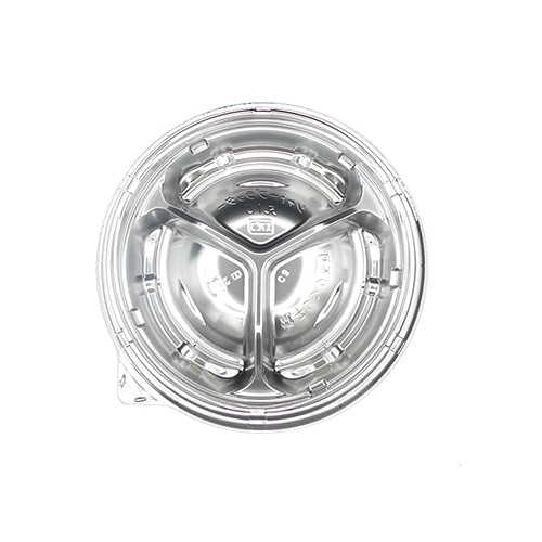 エフピコ オードブル容器　シャトープラッター　本体 丸10 銀 25枚/袋（ご注文単位16袋）【直送品】