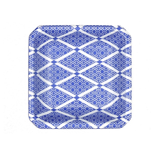 エフピコ 汎用トレー DFV-12-12（25） ひし格子青 100枚/袋（ご注文単位35袋）【直送品】