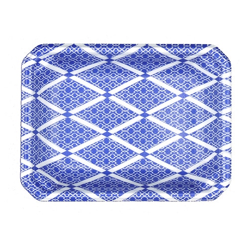 エフピコ 汎用トレー DFV-15-11（22） ひし格子青 100枚/袋（ご注文単位30袋）【直送品】