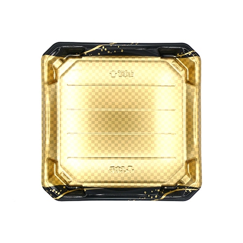 エフピコ 寿司容器　美彩　本体 31-31 箔市松金 10枚/袋（ご注文単位28袋）【直送品】