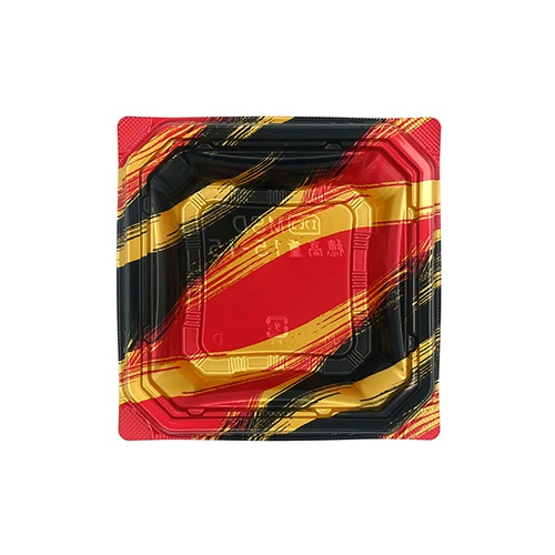 エフピコ お重容器 MSD穂高重 本体 15-15 はけ嵐赤 50枚/袋(ご注文単位20袋)【直送品】