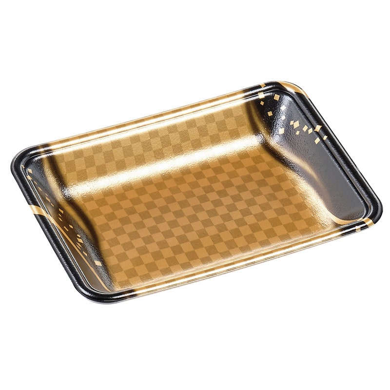 エフピコ 発泡トレー容器 FLB-A15-30 波格子金 100枚/袋（ご注文単位18袋）【直送品】