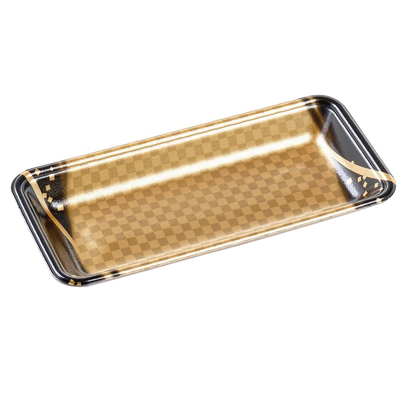 エフピコ 発泡トレー容器 FLB-Y12-25 波格子金 100枚/袋（ご注文単位15袋）【直送品】