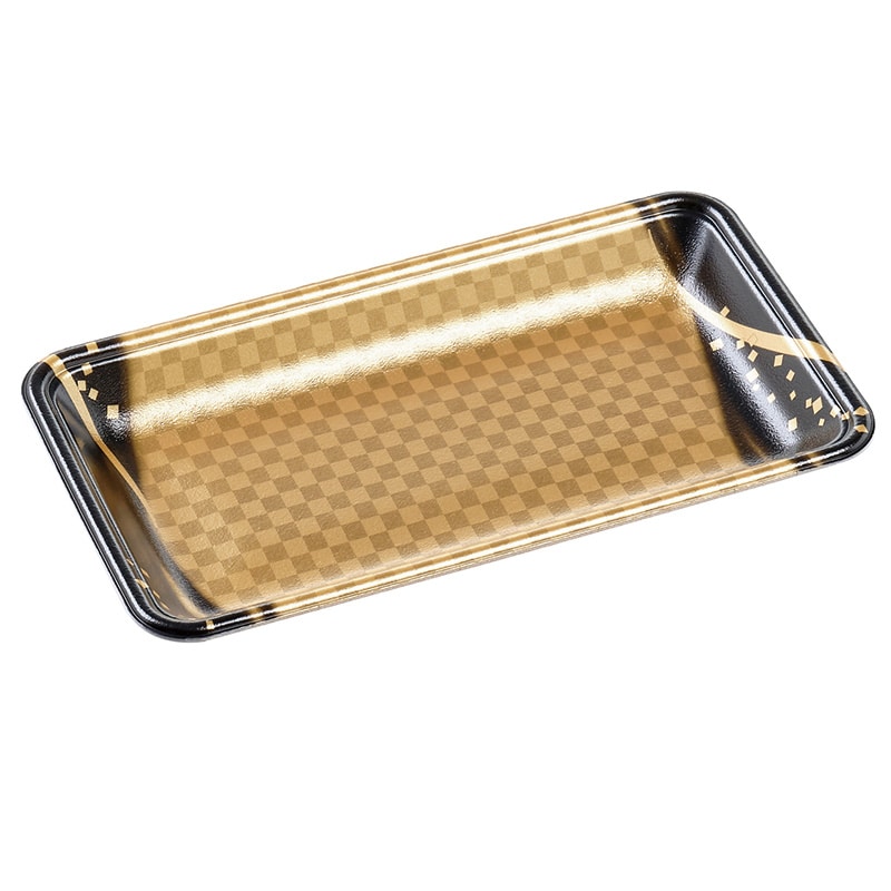 エフピコ 発泡トレー容器 FLB-Y14-25 波格子金 100枚/袋（ご注文単位12袋）【直送品】