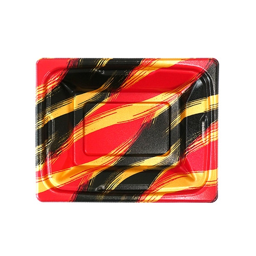 エフピコ 丼容器　MFP角盛重　本体 20-16 はけ嵐赤 50枚/袋（ご注文単位12袋）【直送品】