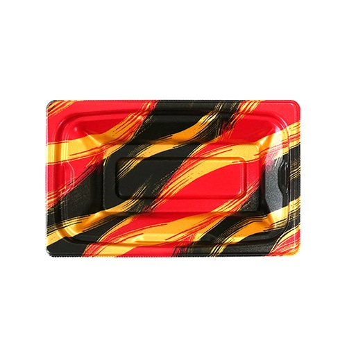 エフピコ 丼容器　MFP角盛重　本体 21-13 はけ嵐赤 50枚/袋（ご注文単位16袋）【直送品】