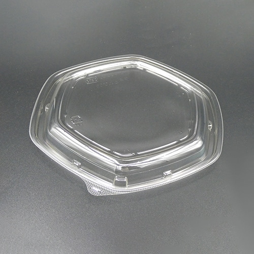 エフピコ サラダ容器　APヘキサ　内嵌合蓋 T-APヘキサ19-18 透明 50枚/袋（ご注文単位8袋）【直送品】