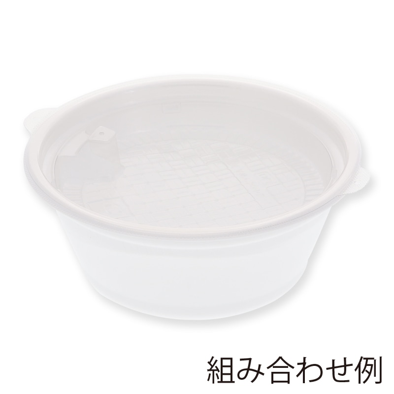 エフピコ 麺容器 DLV麺 本体 20(78) 白 50枚/袋(ご注文単位8袋)【直送品】