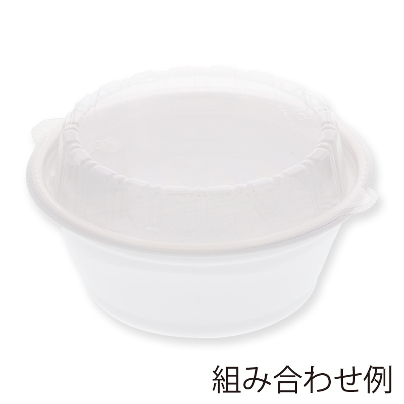 エフピコ 麺容器 DLV麺 本体 20(78) 白 50枚/袋(ご注文単位8袋)【直送品】