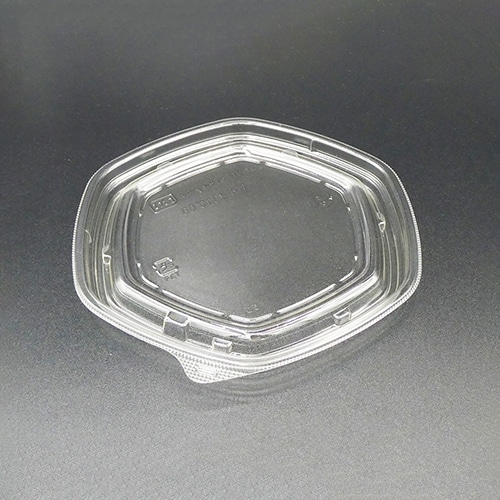 エフピコ サラダ容器　APヘキサ　内嵌合低蓋 T-APヘキサ16-15L 透明 50枚/袋（ご注文単位8袋）【直送品】
