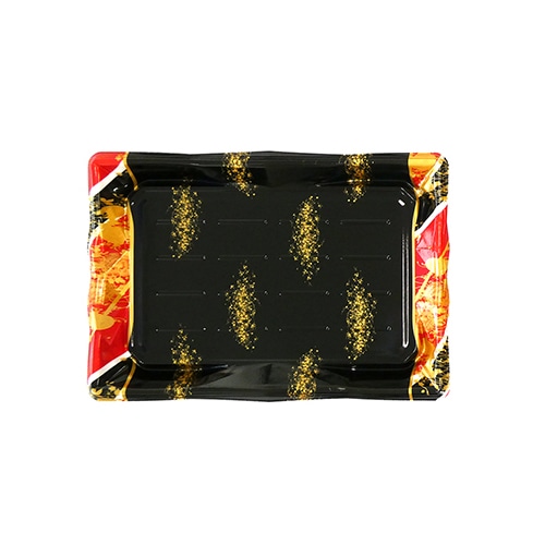 エフピコ 刺身容器　氷河　本体 35-24 流華赤 10枚/袋（ご注文単位30袋）【直送品】