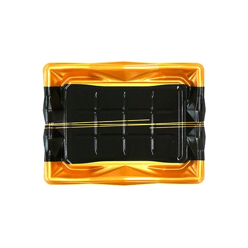 エフピコ 寿司容器　氷河　本体 3-7 かさね金 10枚/袋（ご注文単位40）【直送品】