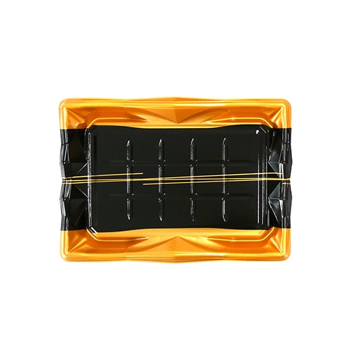 エフピコ 寿司容器 氷河 本体 3-8 かさね金 10枚/袋(ご注文単位40)【直送品】