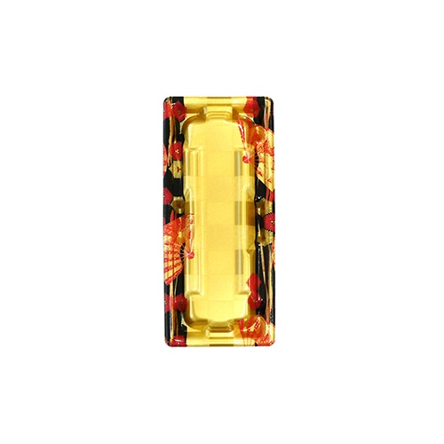 エフピコ 太巻き寿司容器　Sステ巻台　本体 26-11R 扇市松金 50枚/袋（ご注文単位12袋）【直送品】