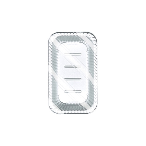 エフピコ オードブル容器 MFPティアラ角皿 本体 25-15 スラン銀 50枚/袋(ご注文単位24袋)【直送品】