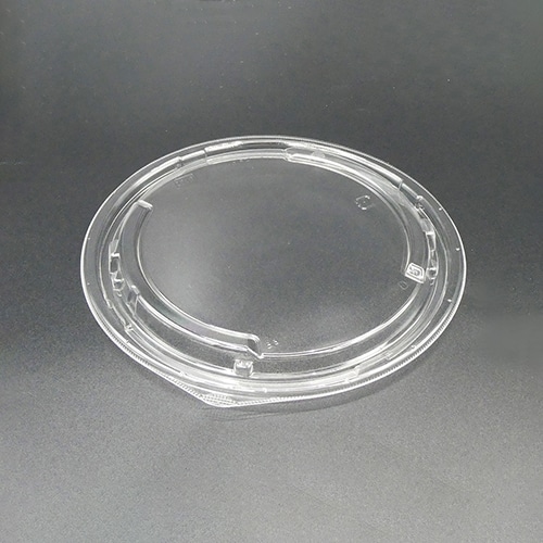 エフピコ 麺容器　ホット麺　内嵌合低蓋　通気溝 T-ホット麺19　OPS　L  50枚/袋（ご注文単位12袋）【直送品】