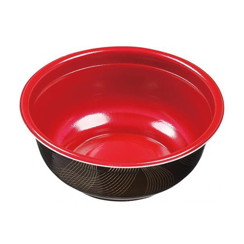 エフピコ 丼容器 丼-153 本体 スペースゴールド内朱 25枚/袋（ご注文単位22袋）【直送品】