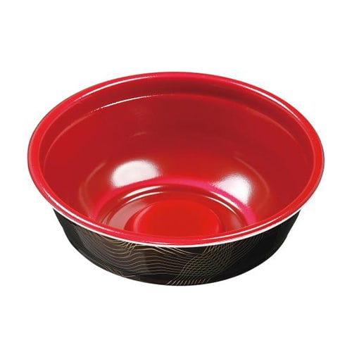 エフピコ 丼容器 丼-170 本体 スペースゴールド内朱 25枚/袋（ご注文単位16袋）【直送品】