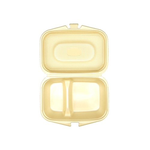 エフピコ テイクアウト弁当容器　DLVランチ 23-17-1 ベージュ 30枚/袋（ご注文単位8袋）【直送品】