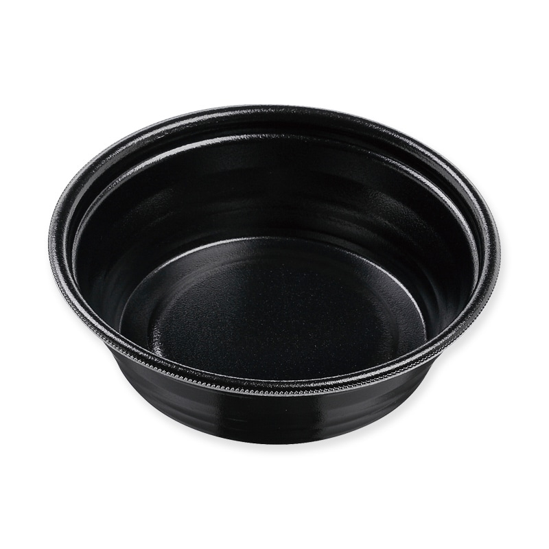 エフピコ 麺・丼容器 DLV麺丼 20(58) 本体 黒W 50枚/袋