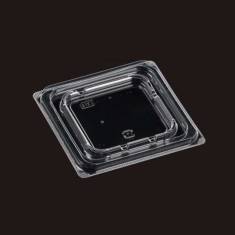 エフピコ 丼・お重容器 T-DLV角 12-12 内外嵌合K蓋 穴有 50枚/袋