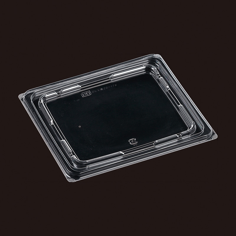 エフピコ 丼・お重容器 T-DLV角 20-17 内外嵌合K蓋 穴有 50枚/袋