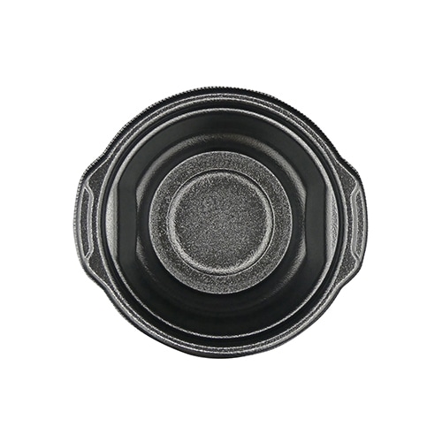 エフピコ 鍋容器　MFPホット鍋　本体 15-16（44） 黒W 50枚/袋（ご注文単位16袋）【直送品】