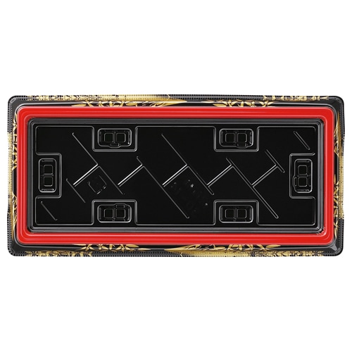 エフピコ 寿司容器　祝賀桶　本体 30-14　12貫 ささ扇金 50枚/袋（ご注文単位8袋）【直送品】